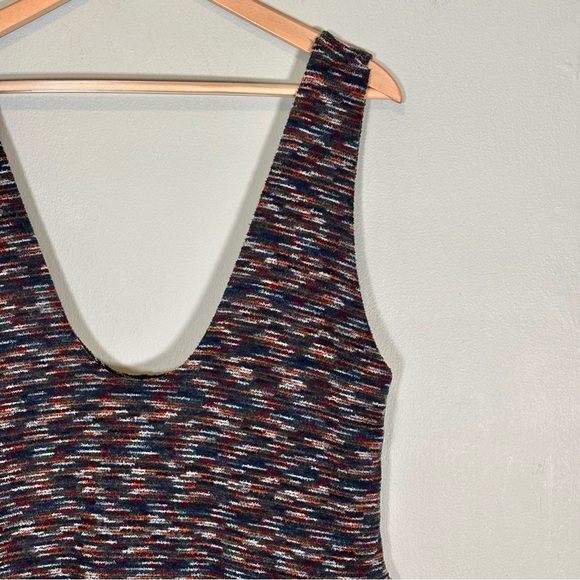 Anthropologie Maeve Knit Mini Jumper Dress-Multicolor Space Dye-Women Large - Picture 4 of 6